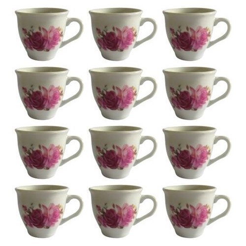 SET 12 TAZAS CAFE WURKO ROSAS